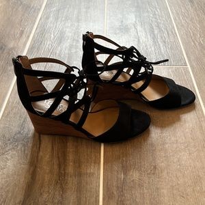 Franco Sarto Black Sandals